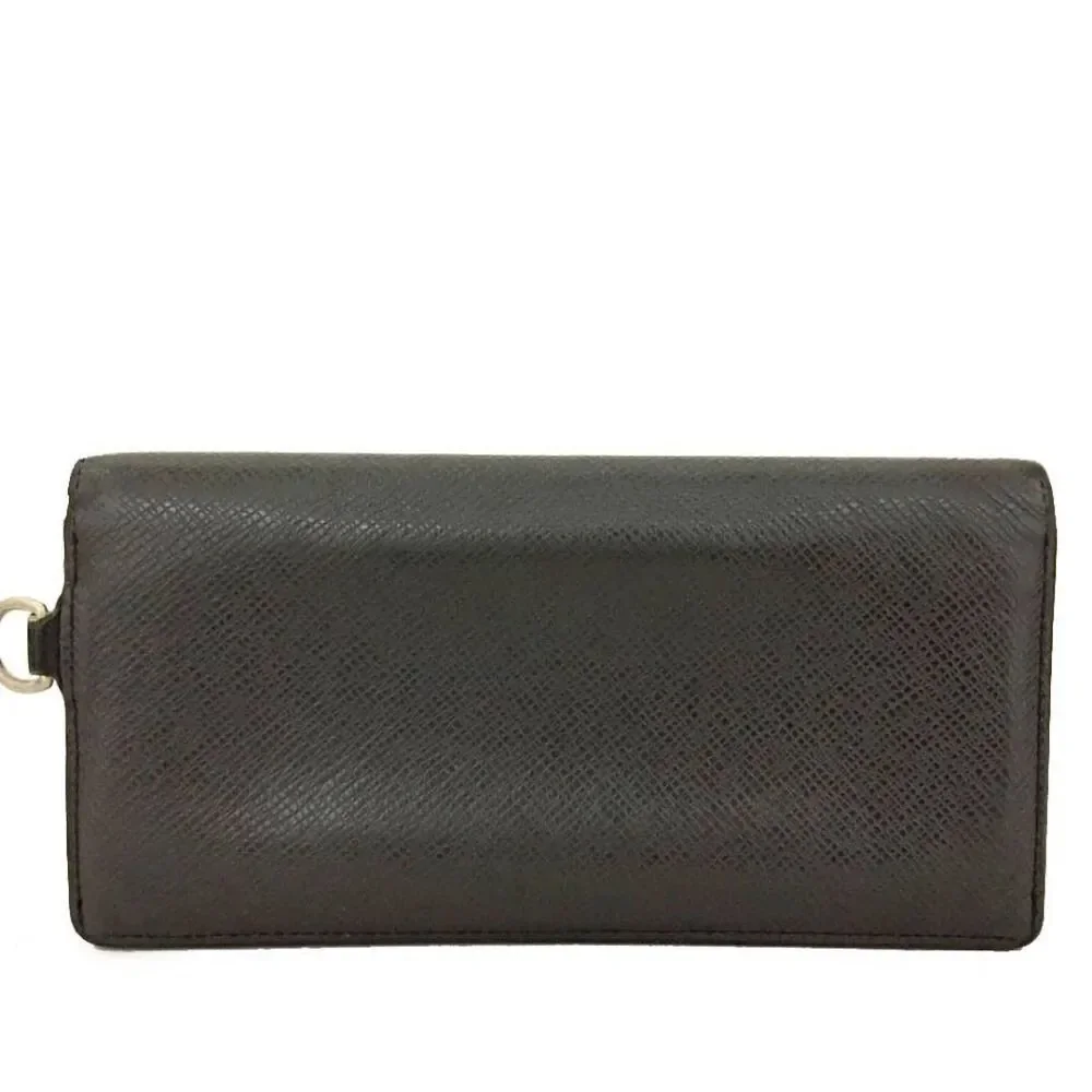 Louis Vuitton Taiga Porte feiulle Accordion Leather Bifold Long Wallet /1A5827